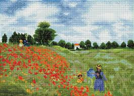 Diamond Dotz Poppy Fields (Monet)